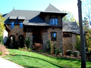 building stone exterior house