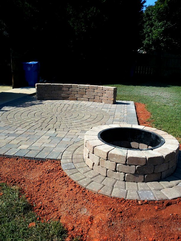 Outdoor Fire Pit | Charlotte Pavers and Stone