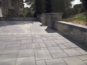 concrete paver patio
